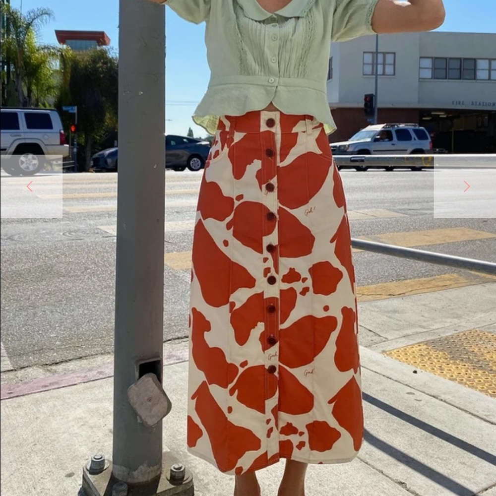 Ramona MIDI Skirt, “Lisa Says Gah”